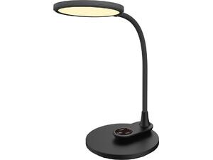 ΦΩΤΙΣΤΙΚΟ ΓΡΑΦΕΙΟΥ LED BLAIN HM4459.02 ΜΑΥΡΟ ABS & ΣΙΛΙΚΟΝΗ 17x26,6x34,5Υ εκ.