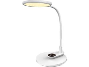 ΦΩΤΙΣΤΙΚΟ ΓΡΑΦΕΙΟΥ LED BLAIN HM4459.01 ΛΕΥΚΟ ABS & ΣΙΛΙΚΟΝΗ 17x26,6x34,5Υ εκ.
