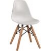 ΚΑΡΕΚΛΑ TWIST KID HM8453.01 ΞΥΛΙΝΑ ΠΟΔΙΑ Κ ΚΑΘΙΣΜΑ PP ΛΕΥΚΟ 31x34x55.5Υεκ (σετ 4 τεμαχίων)