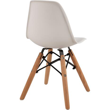 ΚΑΡΕΚΛΑ TWIST KID HM8453.01 ΞΥΛΙΝΑ ΠΟΔΙΑ Κ ΚΑΘΙΣΜΑ PP ΛΕΥΚΟ 31x34x55.5Υεκ (σετ 4 τεμαχίων)