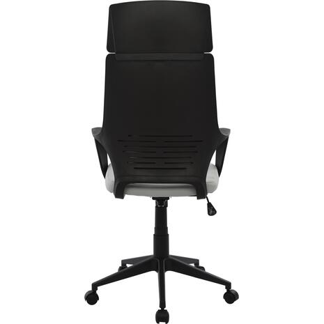 ΚΑΡΕΚΛΑ ΓΡΑΦΕΙΟΥ ANIVIA HM1073.21 ΓΚΡΙ & ΣΚΕΛΕΤΟ ΜΑΥΡΟ 64x61x127 cm (Γκρι)