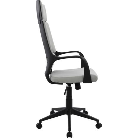 ΚΑΡΕΚΛΑ ΓΡΑΦΕΙΟΥ ANIVIA HM1073.21 ΓΚΡΙ & ΣΚΕΛΕΤΟ ΜΑΥΡΟ 64x61x127 cm (Γκρι)