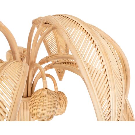 ΔΙΑΚΟΣΜΗΤΙΚΟ ΔΕΝΤΡΟ COCOON HM4317 τ.ΚΟΚΟΦΟΙΝΙΚΑ ΑΠΟ ΦΥΣΙΚΟ RATTAN Φ132x237Yεκ.