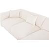 ΚΑΝΑΠΕΣ ΓΩΝΙΑ BRICKEN HM3275.02R ΛΕΥΚΟ ΥΦΑΣΜΑ 110-282x98-160x72Υεκ.