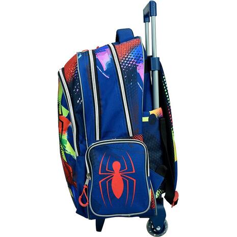 Τσάντα τρόλεϊ 3 θέσεων GIM Spiderman Silver Eyes (337-06074)