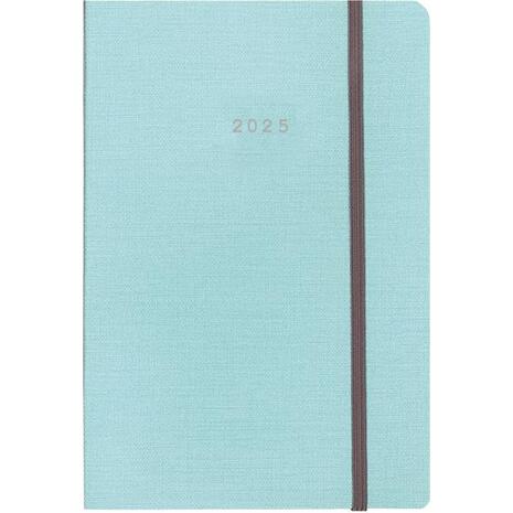 Ημερολόγιο ημερήσιο NEXT Nomad flexi με λάστιχο 17x25cm 2025 γαλάζιο