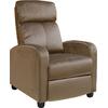 PORTER Πολυθρόνα Relax Σαλονιού - Καθιστικού Camel Velure (Ε9781,2)