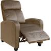 PORTER Πολυθρόνα Relax Σαλονιού - Καθιστικού Camel Velure (Ε9781,2)