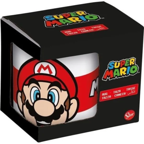 Κούπα Super Mario Face Stor κεραμική 325ml σε κουτί δώρου