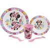 Σετ φαγητού Minnie Mouse Spring look Stor πλαστικό 5 τεμαχίων micro