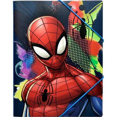 Φάκελος με λάστιχο Spiderman Α4 πλαστικό με λάστιχο