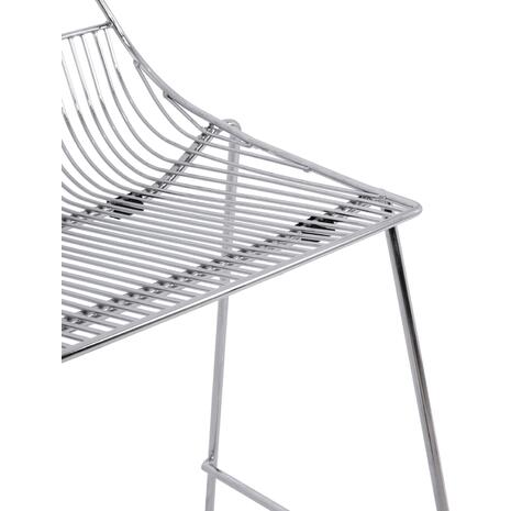 ΣΚΑΜΠΩ BAR ΜΕΤΑΛΛΙΚΟ HM5465.100 LUX ΧΡΩΜΙΟΥ 57x56,5x107 εκ.