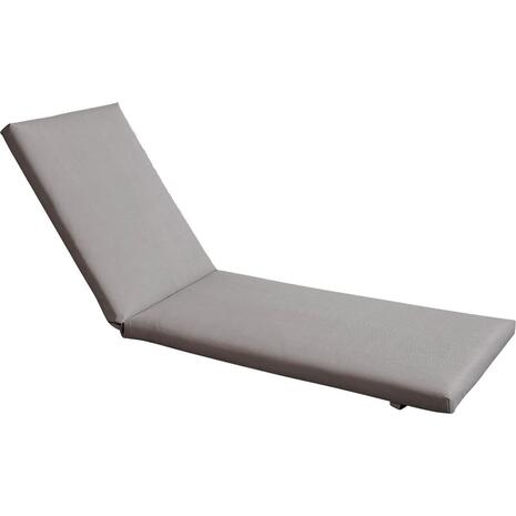 SUNLOUNGER Μαξιλάρι Ξαπλώστρας Textilene Γκρι με Φερμουάρ & Velcro (Foam+Polyester) (Ε2017,91)