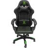ΠΟΛΥΘΡΟΝΑ GAMING LOOT HM1204 ΜΑΥΡΟ-ΠΡΑΣΙΝΟ PVC & NYLON 60x60x120Υεκ.