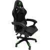 ΠΟΛΥΘΡΟΝΑ GAMING DARREN HM1203.03 ΜΑΥΡΟ-ΠΡΑΣΙΝΟ PVC & NYLON 58.5x100x120Υεκ.