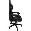 ΠΟΛΥΘΡΟΝΑ GAMING DARREN HM1203.03 ΜΑΥΡΟ-ΠΡΑΣΙΝΟ PVC & NYLON 58.5x100x120Υεκ.