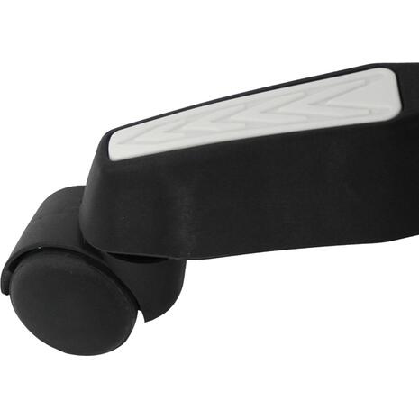 ΠΟΛΥΘΡΟΝΑ GAMING DARREN HM1203.04 ΜΑΥΡΟ-ΛΕΥΚΟ PVC & NYLON 58.5x100x120Υεκ.