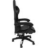 ΠΟΛΥΘΡΟΝΑ GAMING DARREN HM1203.04 ΜΑΥΡΟ-ΛΕΥΚΟ PVC & NYLON 58.5x100x120Υεκ.