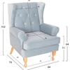 ΠΟΛΥΘΡΟΝΑ ΜΠΕΡΖΕΡΑ BRANDON HM3073.31 BABY BLUE ΒΕΛΟΥΔΟ-ΠΟΔΙΑ ΣΕ ΦΥΣΙΚΟ 82,5x80x104Υεκ