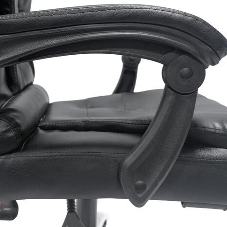 ΚΑΡΕΚΛΑ ΓΡΑΦΕΙΟΥ LAGOM HM1198 ΜΑΥΡO PVC-ΜΕΤΑΛ.ΒΑΣΗ-ΜΑΥΡΟ NYLON ΣΚΕΛΕΤΟΣ 60x70x104Υεκ