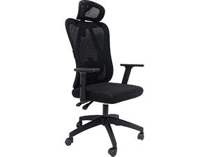 ΚΑΡΕΚΛΑ ΓΡΑΦΕΙΟΥ MEXER HM1195.01 ΜΑΥΡΟ MESH-ΜΕΤΑΛ.ΒΑΣΗ-NYLON ΣΚΕΛΕΤΟΣ 68x70x136Υεκ.