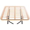 ΤΡΑΠΕΖΑΚΙ GERRY HM5717.11 ΜΕ WICKER ΜΠΕΖ-ΜΑΥΡΟ ΜΕΤΑΛ.ΣΚΕΛΕΤΟ 50x50x47,5Υεκ.