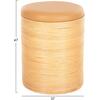 ΣΚΑΜΠΟ MITCH HM9886 ΦΥΣΙΚΟ RATTAN-ΚΑΘΙΣΜΑ ΑΠΟ PU ΜΠΕΖ Φ37x47Υεκ.