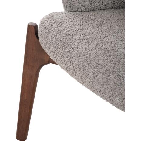 ΚΑΡΕΚΛΑ ABAI HM9971.03 RUBBERWOOD ΣΕ ΚΑΡΥΔΙ-ΑΝΟΙΧΤΟ ΓΚΡΙ ΜΠΟΥΚΛΕ 65x63x79Υεκ (σετ 2 τεμαχίων)