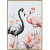 ΠΙΝΑΚΑΣ TOIXOY FLAMINGOS HM4562 ΜΕ ΚΟΡΝΙΖΑ ΜΠΕΖ-ΚΑΜΒΑΣ ΕΚΤΥΠΩΣΗ 52,5x2,8x72,5Υεκ.