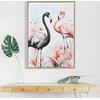 ΠΙΝΑΚΑΣ TOIXOY FLAMINGOS HM4562 ΜΕ ΚΟΡΝΙΖΑ ΜΠΕΖ-ΚΑΜΒΑΣ ΕΚΤΥΠΩΣΗ 52,5x2,8x72,5Υεκ.