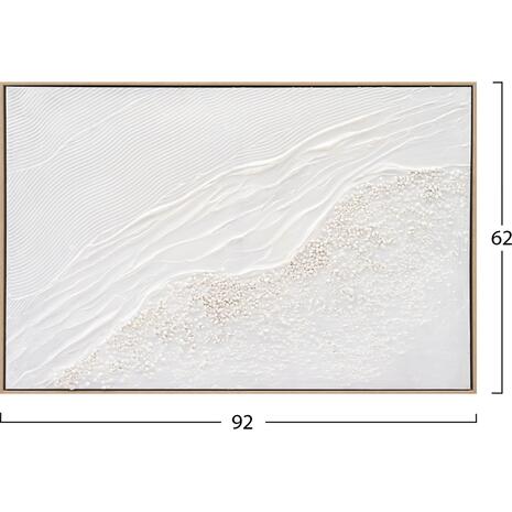 ΠΙΝΑΚΑΣ TOIXOY SEDIMENT HM4555 ΜΕ ΚΟΡΝΙΖΑ ΜΠΕΖ-ΚΑΜΒΑΣ ΣΕ ΛΕΥΚΕΣ ΑΠΟΧΡΩΣΕΙΣ 92x4,5x62Υεκ.