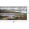 ΠΙΝΑΚΑΣ ΤΟΙΧΟΥ SEDIMENT HM4575.01 ΜΕ ΚΟΡΝΙΖΑ ΜΑΥΡΗ-ΚΑΜΒΑΣ 142x4.5x72Υεκ