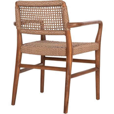 ΠΟΛΥΘΡΟΝΑ ΤΡΑΠΕΖΑΡΙΑΣ ROSCO HM6132.01 ΞΥΛΟ ΤΕΑΚ ΚΑΡΥΔΙ-ΣΧΟΙΝΙ VIRO ΚΑΦΕ 56x54,5x78Υεκ.