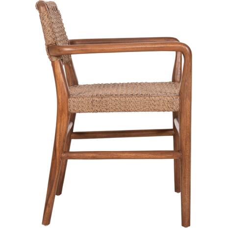 ΠΟΛΥΘΡΟΝΑ ΤΡΑΠΕΖΑΡΙΑΣ ROSCO HM6132.01 ΞΥΛΟ ΤΕΑΚ ΚΑΡΥΔΙ-ΣΧΟΙΝΙ VIRO ΚΑΦΕ 56x54,5x78Υεκ.