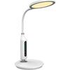 ΦΩΤΙΣΤΙΚΟ ΓΡΑΦΕΙΟΥ LED BLAIN HM4460.01 ΛΕΥΚΟ ABS & ΣΙΛΙΚΟΝΗ Φ18,5x40,7Yεκ.