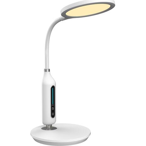 ΦΩΤΙΣΤΙΚΟ ΓΡΑΦΕΙΟΥ LED BLAIN HM4460.01 ΛΕΥΚΟ ABS & ΣΙΛΙΚΟΝΗ Φ18,5x40,7Yεκ.