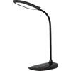 ΦΩΤΙΣΤΙΚΟ ΓΡΑΦΕΙΟΥ LED BLAIN HM4444.02 ΜΑΥΡΟ ABS 13,6x17,7x40Υ εκ.