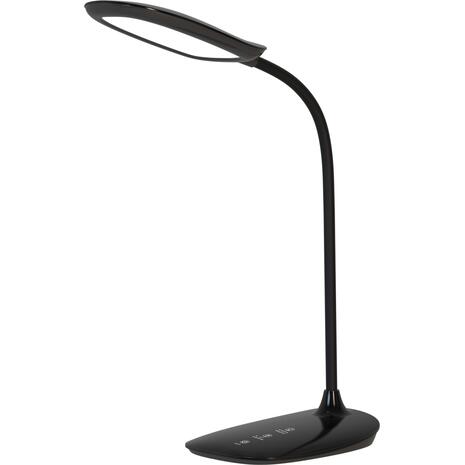 ΦΩΤΙΣΤΙΚΟ ΓΡΑΦΕΙΟΥ LED BLAIN HM4444.02 ΜΑΥΡΟ ABS 13,6x17,7x40Υ εκ.