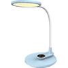 ΦΩΤΙΣΤΙΚΟ ΓΡΑΦΕΙΟΥ LED BLAIN HM4459.03 ΓΑΛΑΖΙΟ ABS-ΛΕΥΚΗ ΣΙΛΙΚΟΝΗ 17x26,6x34,5Υ εκ.