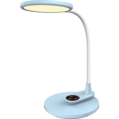 ΦΩΤΙΣΤΙΚΟ ΓΡΑΦΕΙΟΥ LED BLAIN HM4459.03 ΓΑΛΑΖΙΟ ABS-ΛΕΥΚΗ ΣΙΛΙΚΟΝΗ 17x26,6x34,5Υ εκ.