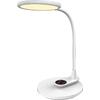 ΦΩΤΙΣΤΙΚΟ ΓΡΑΦΕΙΟΥ LED BLAIN HM4459.01 ΛΕΥΚΟ ABS & ΣΙΛΙΚΟΝΗ 17x26,6x34,5Υ εκ.