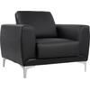 ΠΟΛΥΘΡΟΝΑ KENZIE HM3121.11 ΜΕ ΜΑΥΡΟ PU 89x81x81 εκ. (Μαύρο)