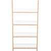 ΡΑΦΙΕΡΑ ΤΟΙΧΟΥ SANI HM18224.01 ΜΕΛΑΜΙΝΗ ΣΕ ΛΕΥΚΟ 60x10x120Υεκ. (4 ΡΑΦΙΑ)
