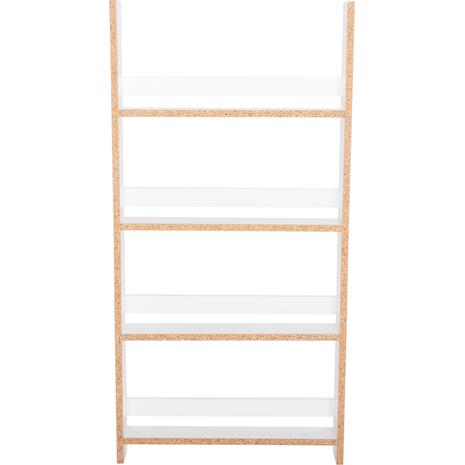 ΡΑΦΙΕΡΑ ΤΟΙΧΟΥ SANI HM18224.01 ΜΕΛΑΜΙΝΗ ΣΕ ΛΕΥΚΟ 60x10x120Υεκ. (4 ΡΑΦΙΑ)