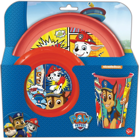 Σετ φαγητού Paw Patrol Comic 3 τεμαχίων