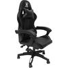 ΠΟΛΥΘΡΟΝΑ GAMING DARREN HM1203.04 ΜΑΥΡΟ-ΛΕΥΚΟ PVC & NYLON 58.5x100x120Υεκ.