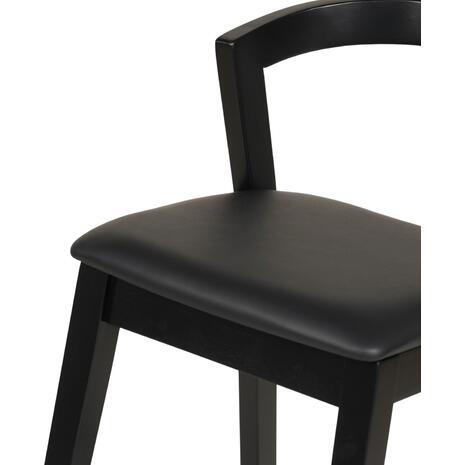 ΣΚΑΜΠΟ ΜΠΑΡ NAMI HM9952.02 RUBBERWOOD & PU-ΜΑΥΡΟ 47,5x59x102,5Υεκ.
