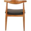 KΑΡΕΚΛΑ ΤΡΑΠΕΖΑΡΙΑΣ ALOR HM9947.03 RUBBERWOOD ΚΑΡΥΔΙ-ΜΑΥΡΟ PU 55x51x75Υεκ (σετ 2 τεμαχίων)