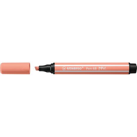 Μαρκαδόρος STABILO Pen 68 MAX 2πλης γραφής 5 mm + 1 mm 68/26 apricot (Apricot)