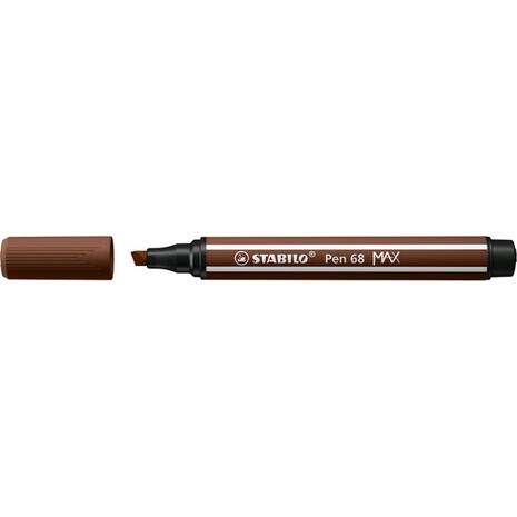 Μαρκαδόρος STABILO Pen 68 MAX 2πλης γραφής 5 mm + 1 mm 68/45 brown (Brown)